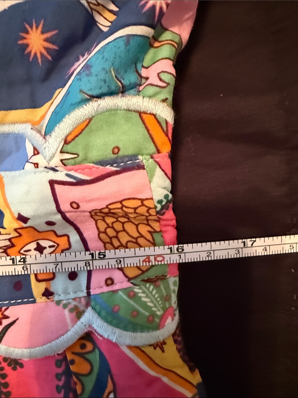 NWT! Vibrant Multicolor Floral-Print Midi Dress with Tie Back - Picture 11 of 11